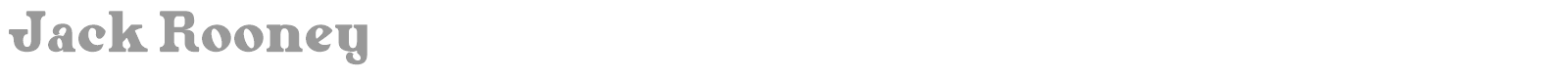 Jack Rooney font preview